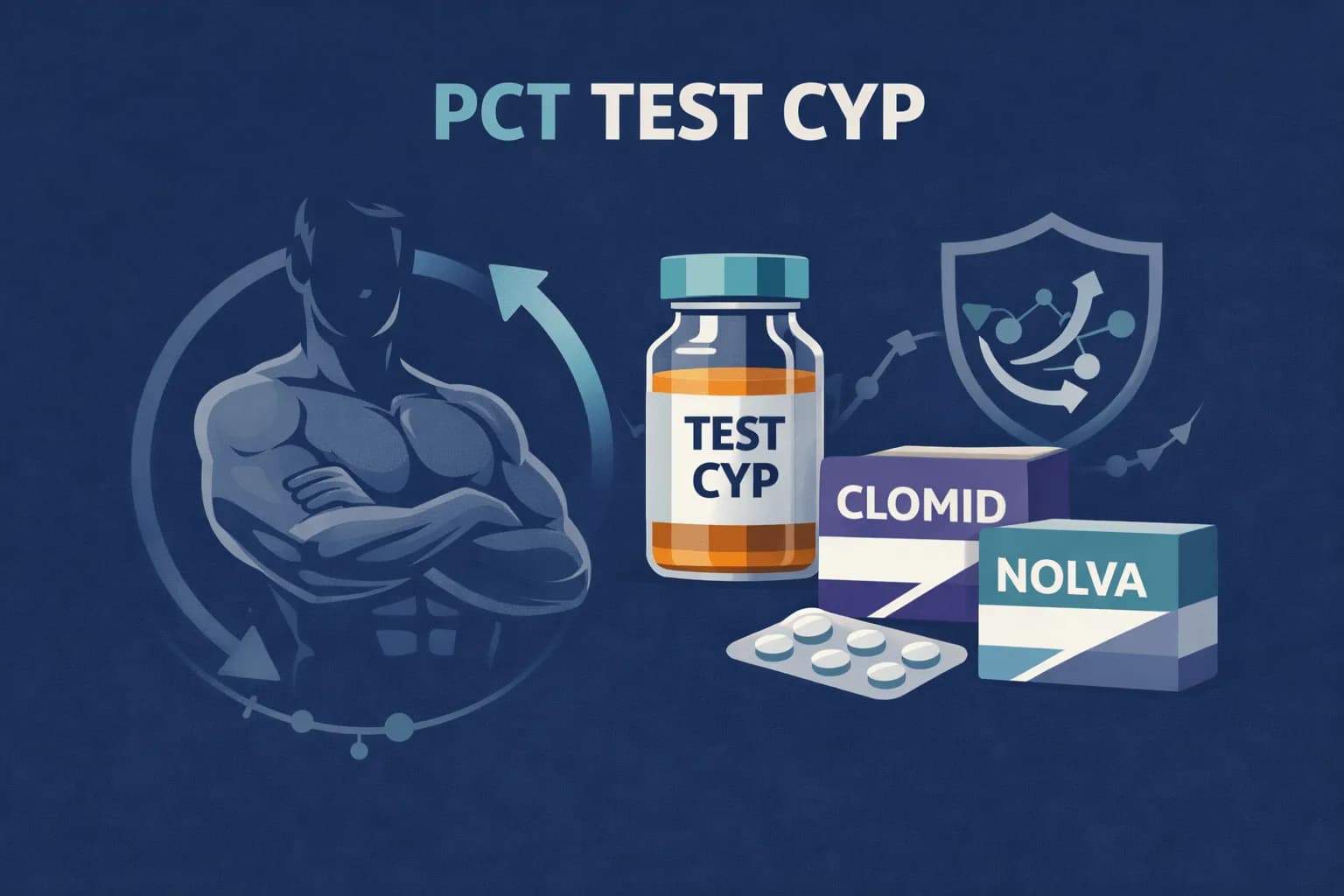 PCT Testostérone Cypionate : Récupération Après le Cycle