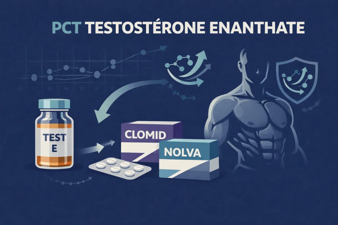 Testostérone Enanthate : Sortie et PCT Correcte