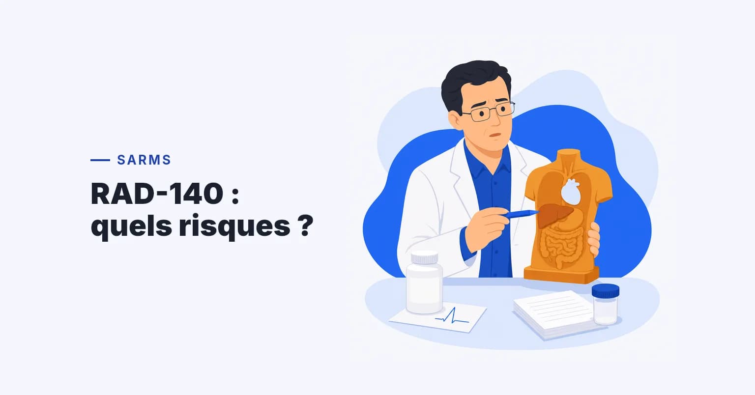 RAD-140 (Testolone) : effets, résultats, risques documentés