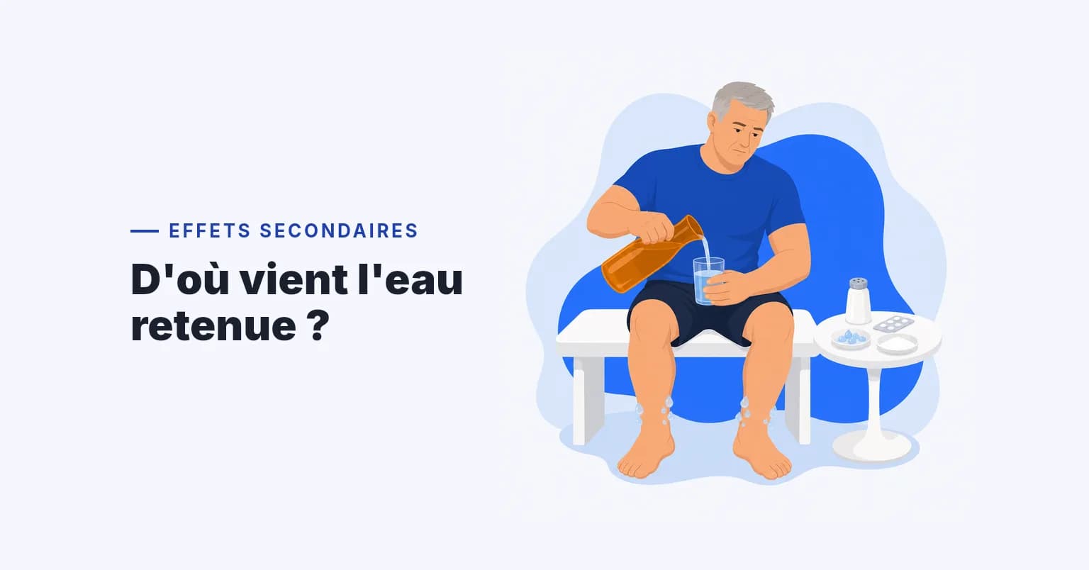 Rétention d'eau sous stéroïdes : mécanismes et gestion pratique