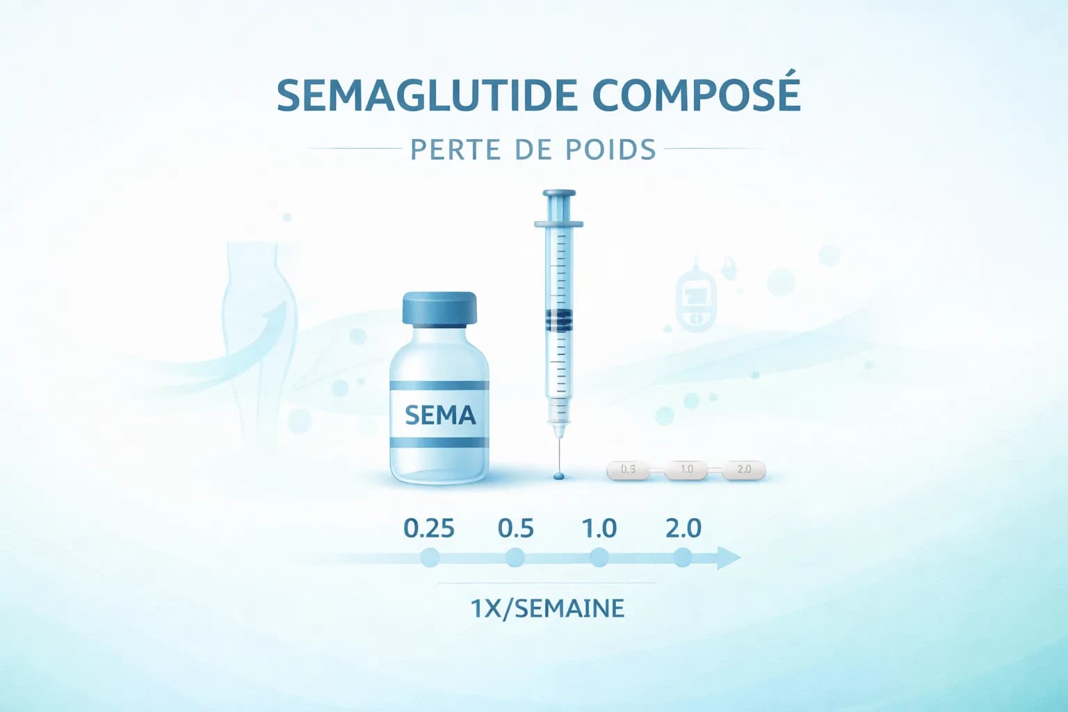 Guide complet sur la perte de poids avec le Semaglutide composé