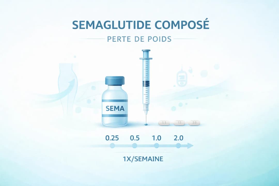 Guide complet sur la perte de poids avec le Semaglutide composé