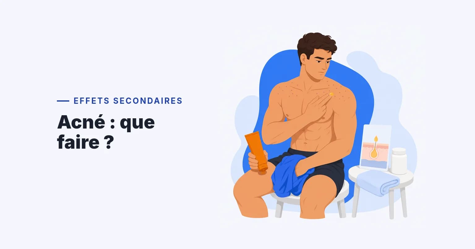Pourquoi les Stéroïdes Provoquent de l’Acné et Comment la Traiter Rapidement (Scientifiquement Prouvé)