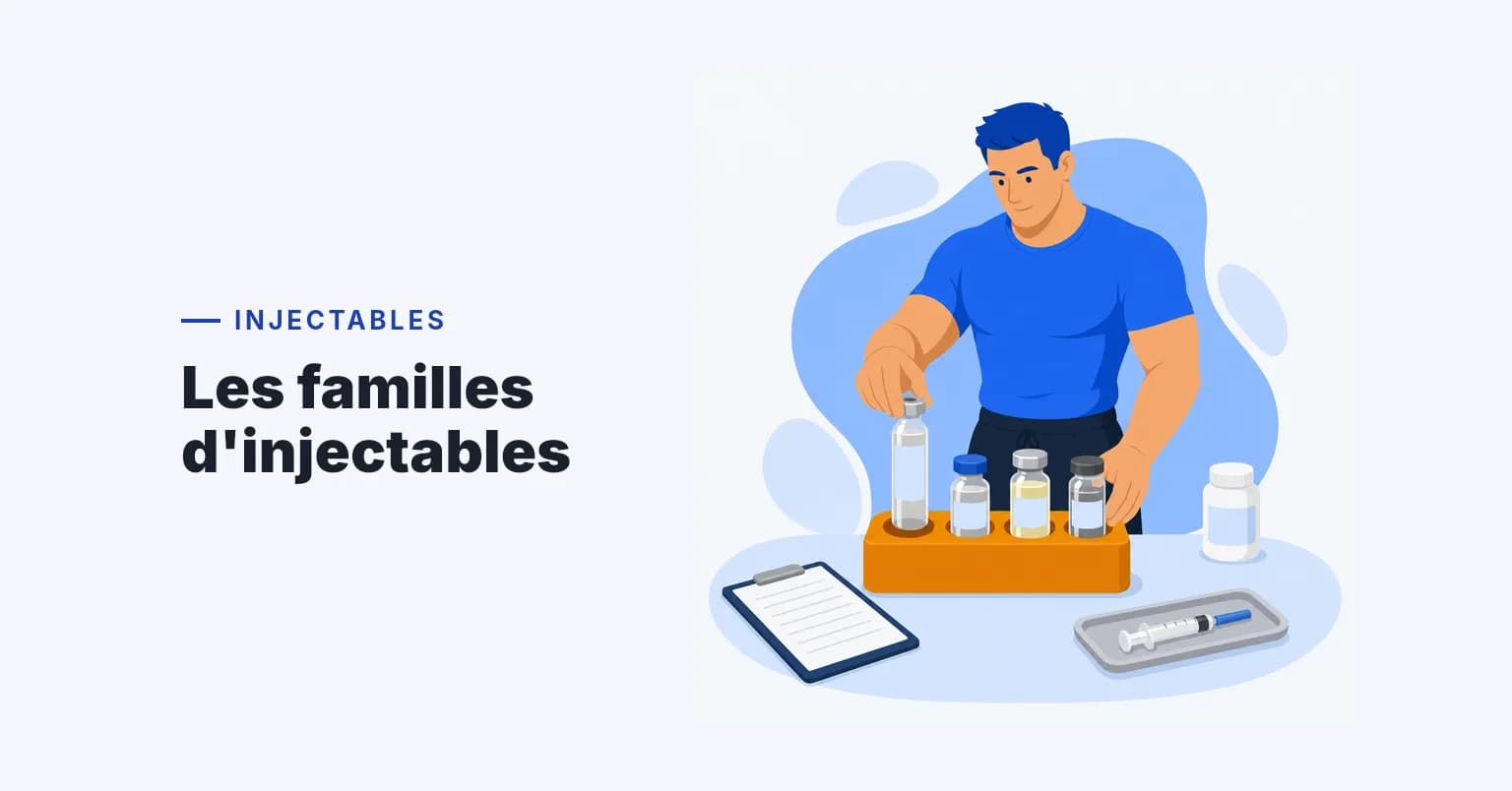 3 stéroïdes injectables avec des exemples de cycles