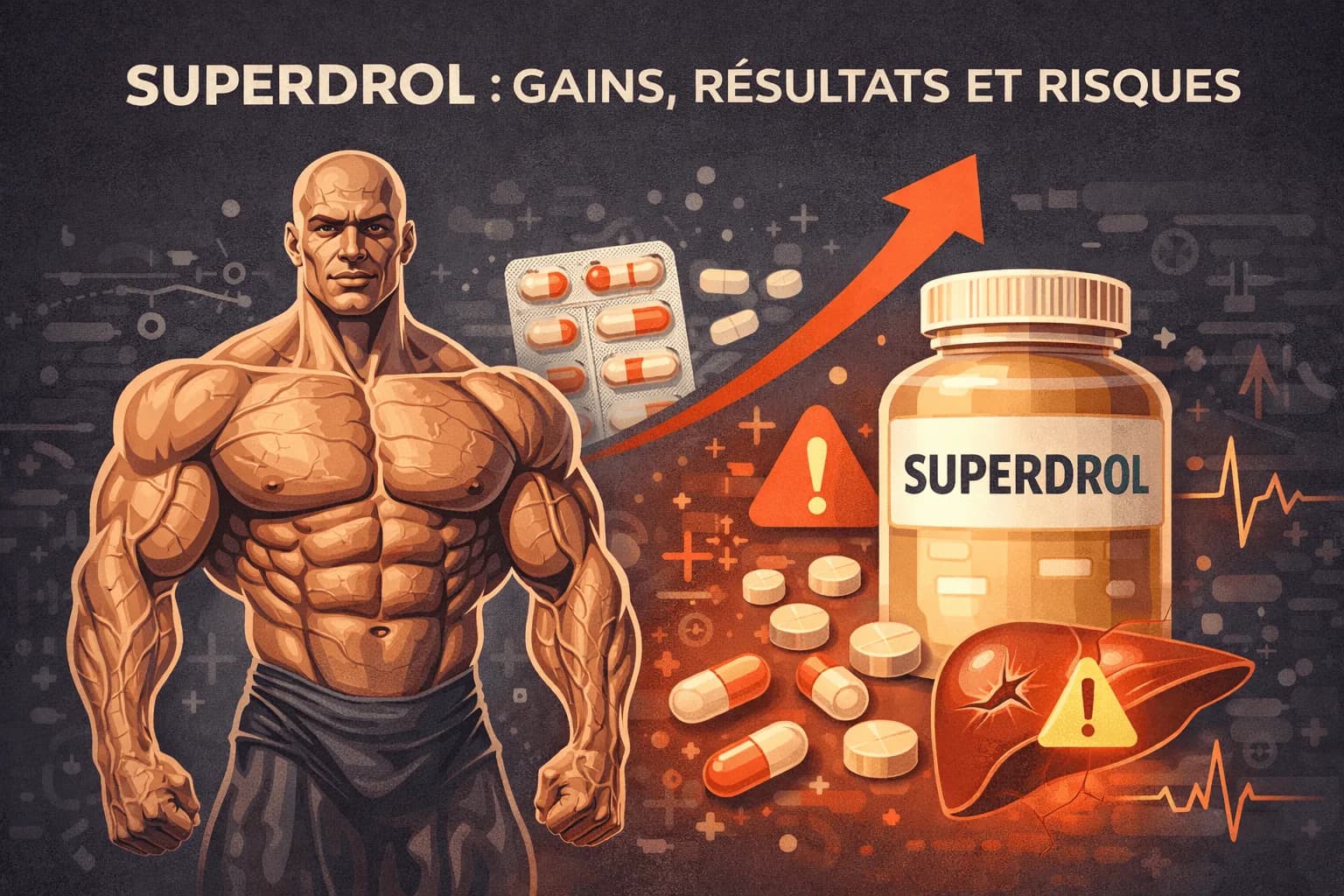 Superdrol et Gains Musculaires : Avantages, Résultats et Risques à Connaître