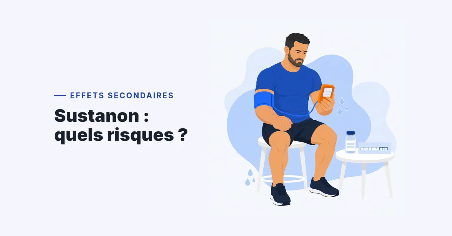 Effets secondaires du Sustanon : risques, gestion et qui devrait l’éviter