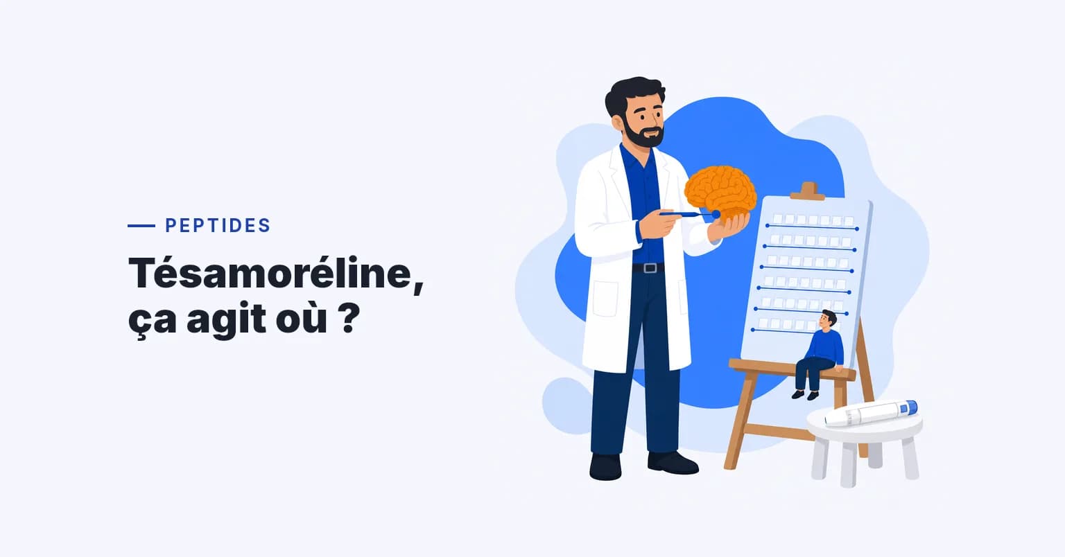 Tésamoréline (Egrifta) : effets, dosage, statut réglementaire