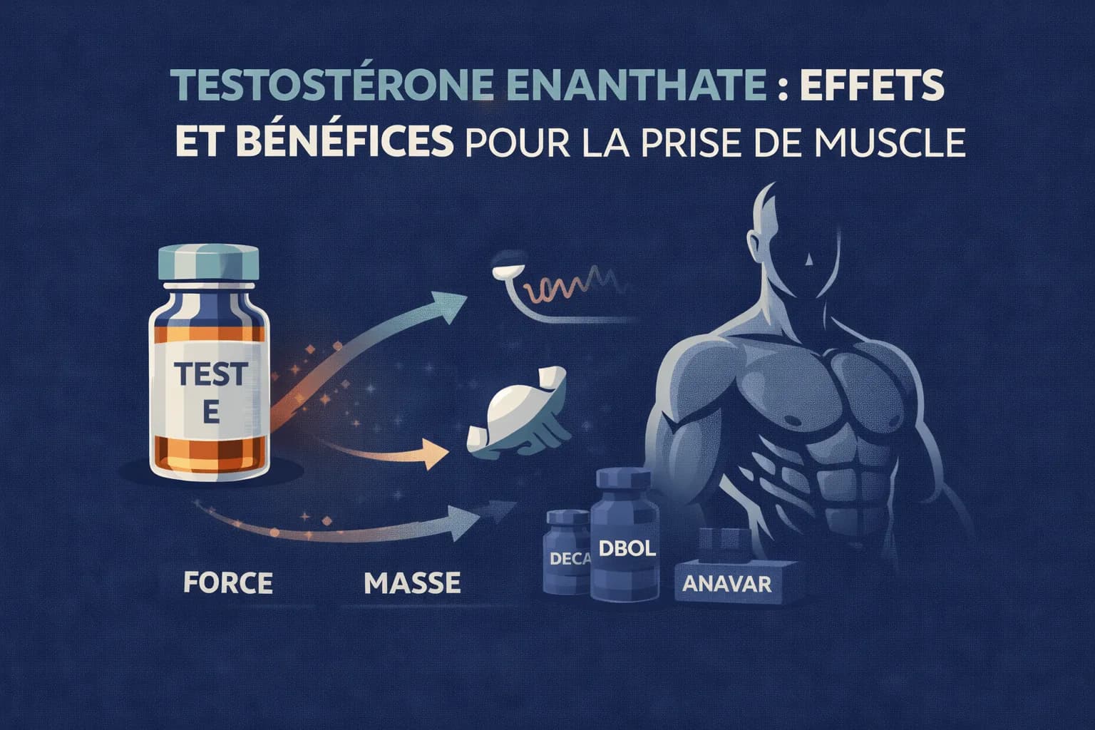 Testostérone Enanthate : Effets et Bénéfices pour la Prise de Muscle