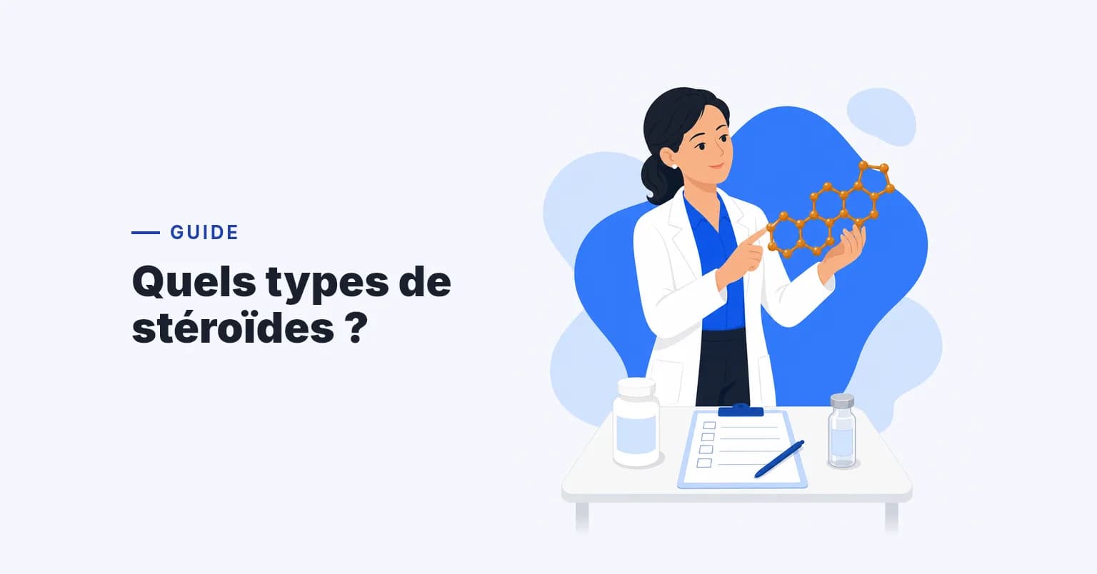 Types de stéroïdes anabolisants : usages, risques et guide pour débutants