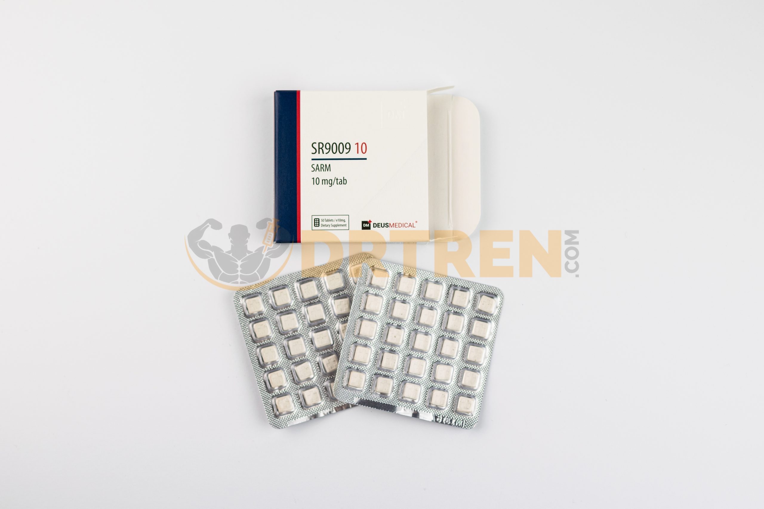 SR9009 10mg/comprimé (Stenabolic) Deus Medical, un composé conçu pour augmenter l'endurance, améliorer le métabolisme et favoriser la perte de graisse sans affecter la masse musculaire.