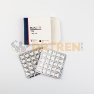 LGD4033 10 (Ligandrol) 10mg/comprimé de Deus Medical, un SARM utilisé pour augmenter la masse musculaire et la force, tout en aidant à la récupération