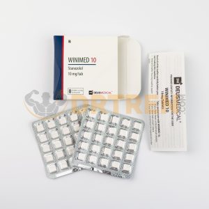 Winimed 10 (Stanozolol) 50 comprimés [10MG/CO] Deus Medical, utilisé pour améliorer la performance et favoriser la croissance musculaire