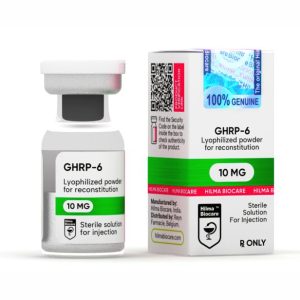 Flacon de 10 mg de GHRP-6 de Hilma Biocare