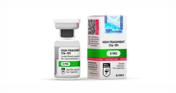 Flacon de HGH Fragment 176-191 Hilma Biocare, contenant 5 milligrammes (mg)