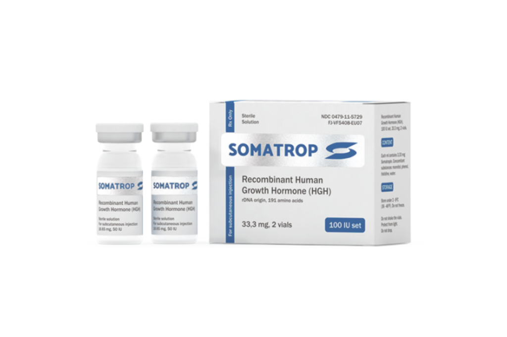 Flacon de 100 UI d'Hormone de Croissance Humaine (HGH) de Somatrop-Lab