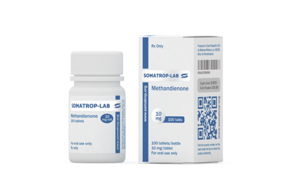 Comprimé de 10 mg de méthandiénone de Somatrop-Lab