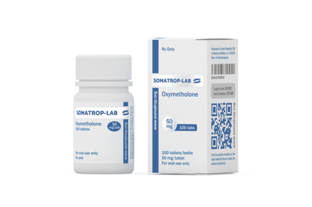 Comprimé de 50 mg d'oxymétholone de Somatrop-Lab