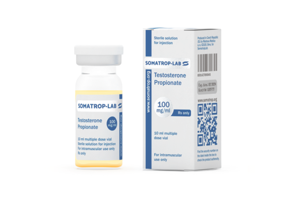 Flacon de propionate de testostérone de Somatrop-Lab à 100 mg/ml