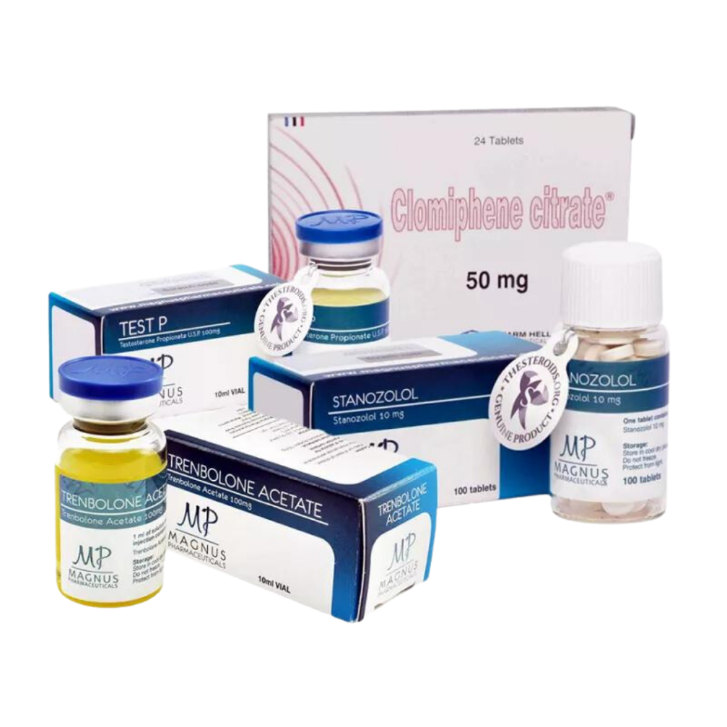 Programme de séchage expérimenté comprenant du propionate de testostérone, de l'acétate de trenbolone et du stanozolol