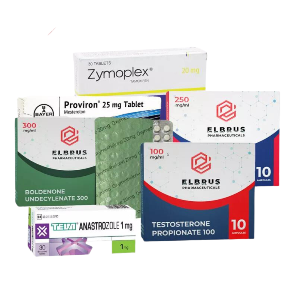 Programme de prise de masse expert comprenant de l'énanthate de testostérone, de la boldénone, de l'oxymétholone, du propionate de testostérone et de la mestérolone