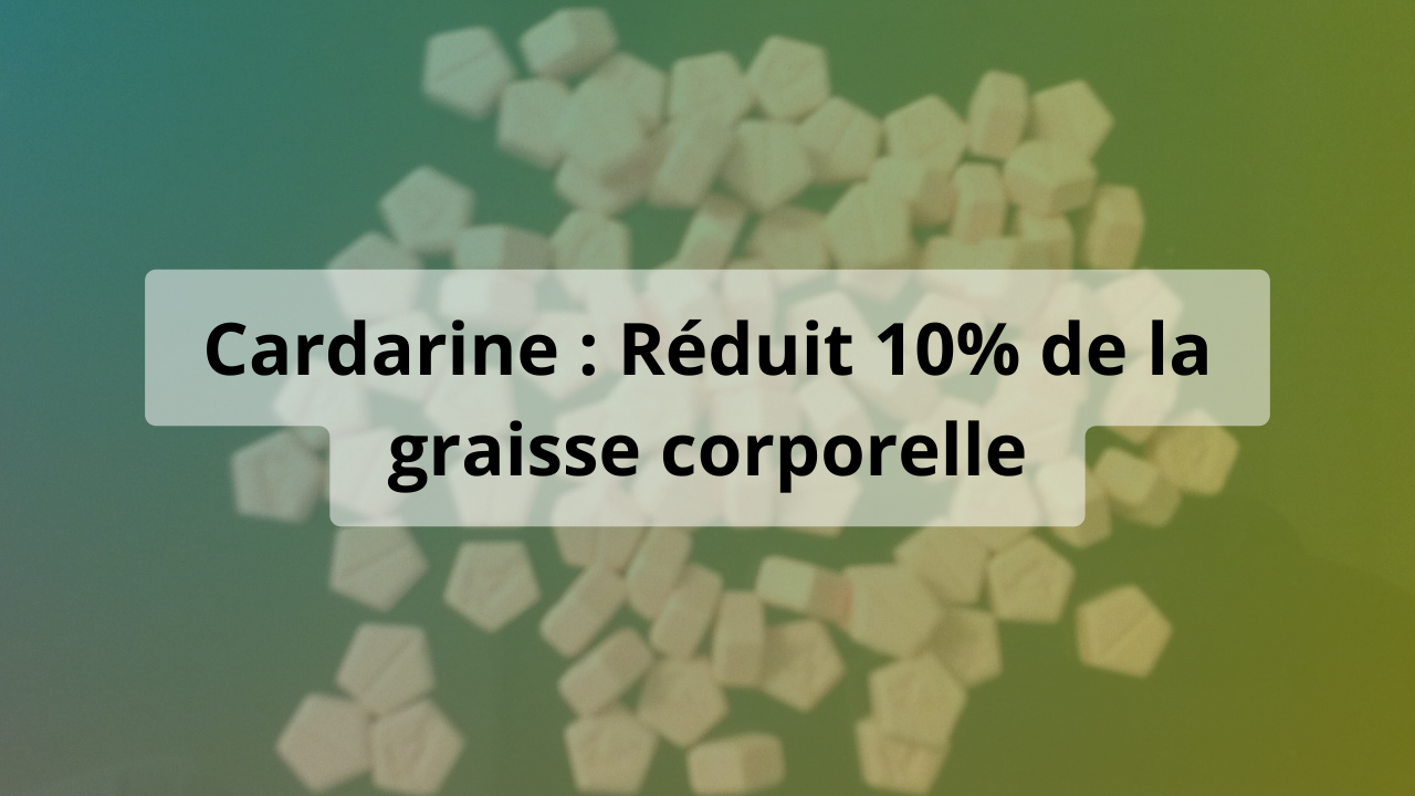 cardarine reduit graisse corporelle