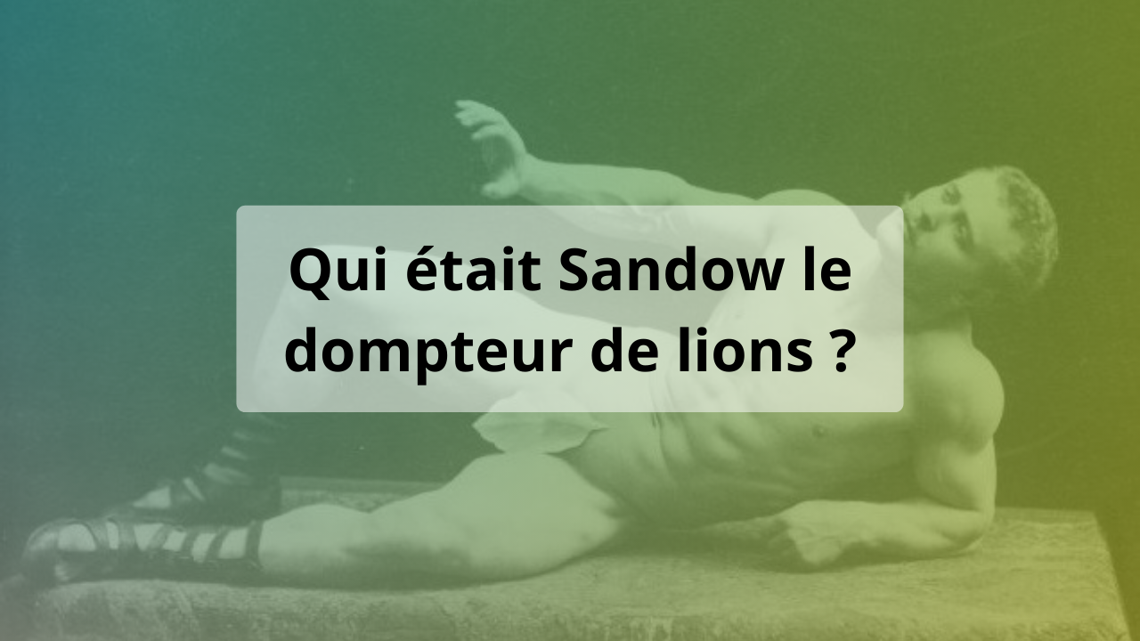 sandow dompteur de lions