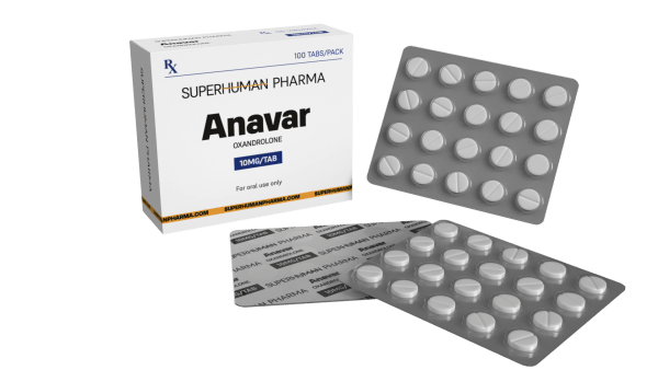 Anavar 10 mg [100 comprimés] SuperHuman Pharma : Favorise la croissance musculaire et la force