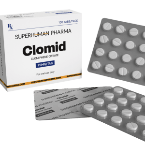 Clomid 25 mg [100 comprimés] SuperHuman Pharma : Modulateur sélectif des récepteurs d'oestrogènes