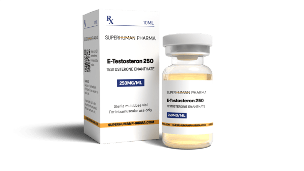 Testostérone Enanthate 10ml [250mg/ml] SuperHuman Pharma : Augmente la masse musculaire et la force