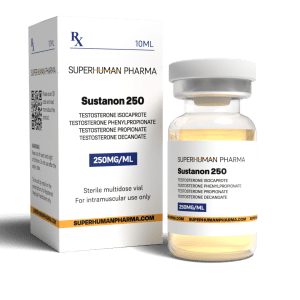 Sustanon 10 ml [250mg/ml] SuperHuman Pharma : Accroît la masse musculaire et la force