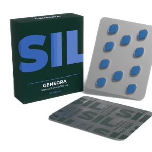 Genegra 20 mg - 20 comprimés de Viagra sildénafil générique pour la dysfonction érectile, à action rapide et d'une durée allant jusqu'à 36 heures.