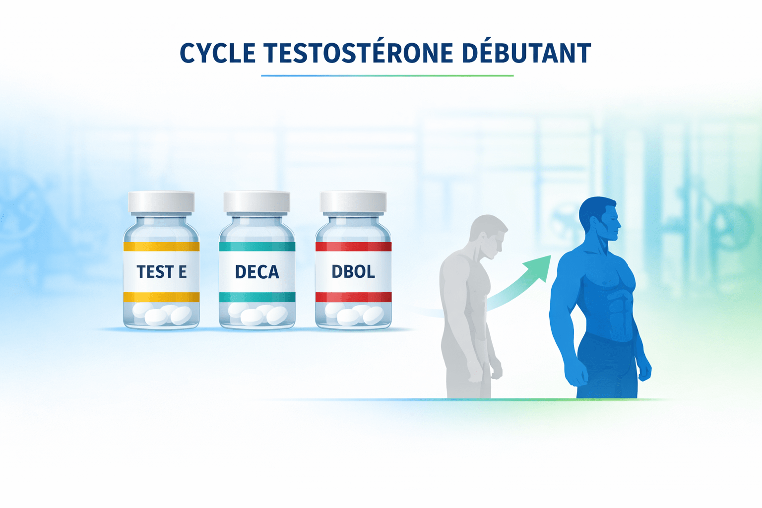 illustration cycle testostérone débutant test e deca dbol esters dosage
